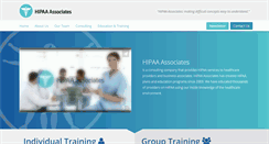 Desktop Screenshot of hipaa-associates.org